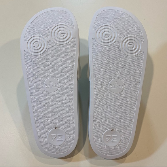 Gucci Cat Logo Pursuit Slip On Slide Sandal - Picture 9 of 15